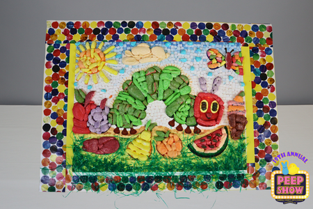 Entry image for The Very Hungry-For-Peeps Caterpillar. Clicking this image will show a larger photo