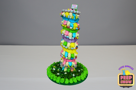 Entry image for Leaning Tower of Peeps. Clicking this image will show a larger photo