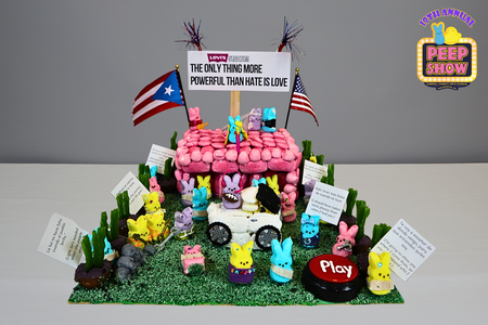 Entry image for Bad Bunny's Halftime Show Peep-formance. Clicking this image will show a larger photo