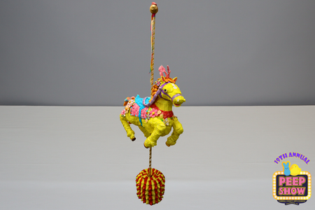 Entry image for Marsha Mallow the Carousel Horse. Clicking this image will show a larger photo