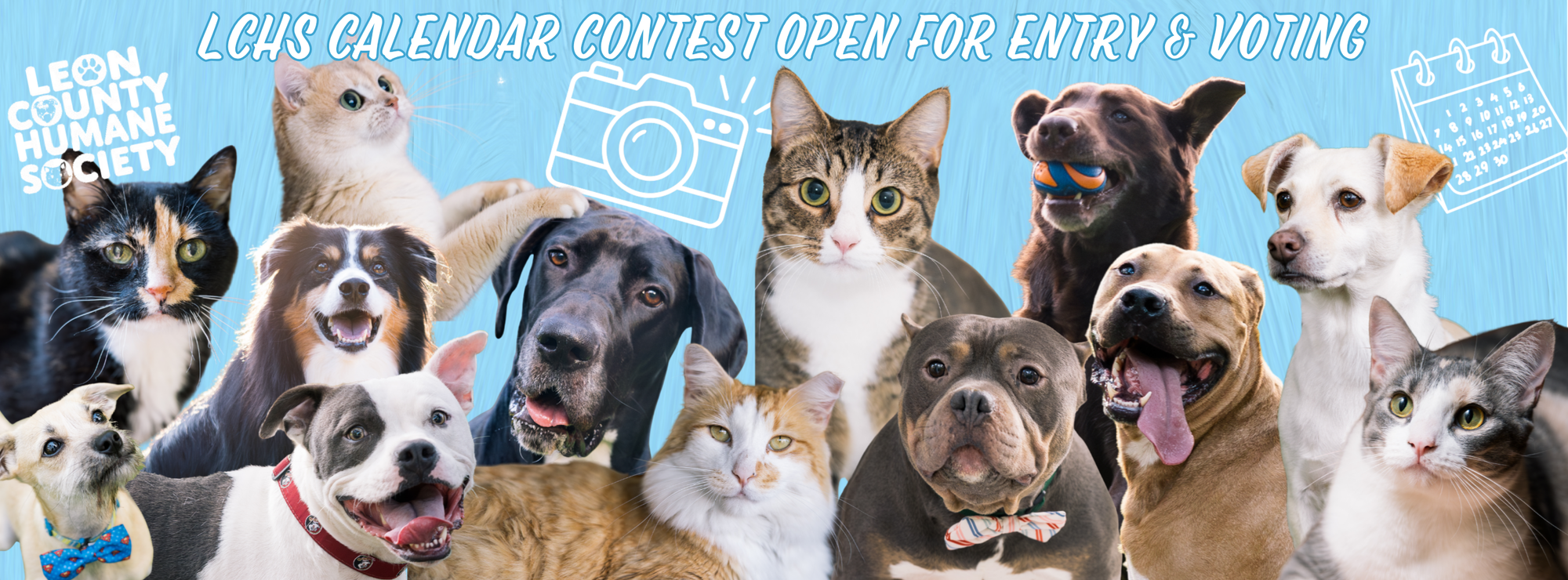 Banner for LCHS Calendar Contest Fundraiser