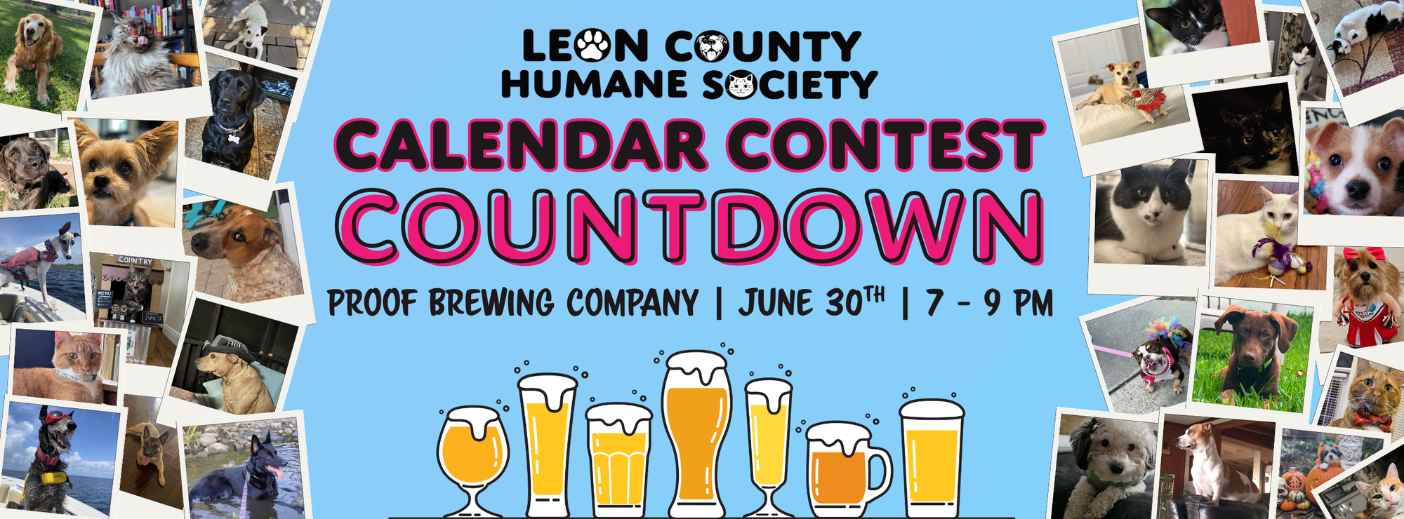 Banner for LCHS Calendar Contest Fundraiser