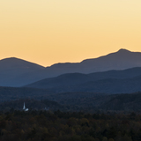 Entry image for Stowe VT sunset steeple
