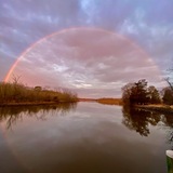Entry image for Magical Full Circle Rainbow on Fowling Creek 