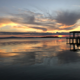 Entry image for Sunset Over Lago di Trasimeno
