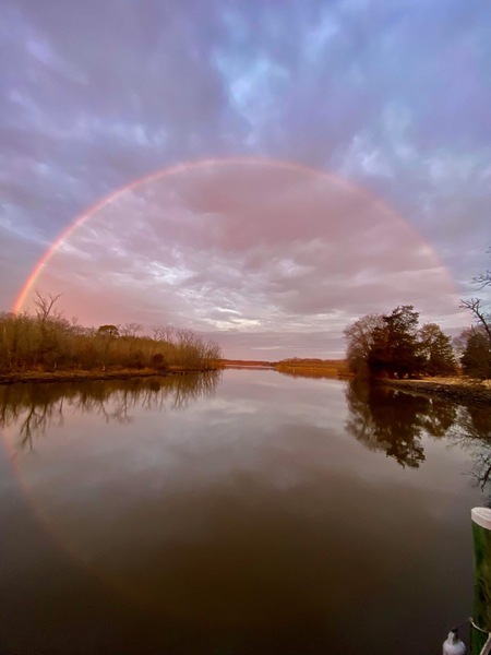 Entry image for Magical Full Circle Rainbow on Fowling Creek . Clicking this image will show a larger photo