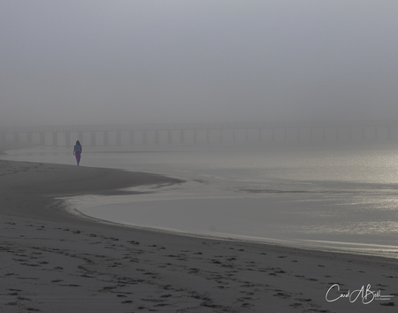 Entry image for Mist on the Pier. Clicking this image will show a larger photo