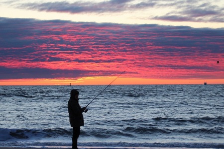 Entry image for Fishing at the Indian River Inlet. Clicking this image will show a larger photo