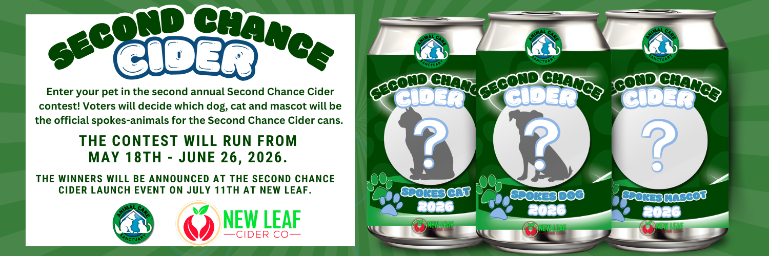 Banner for Second Chance Cider Label Photo Contest
