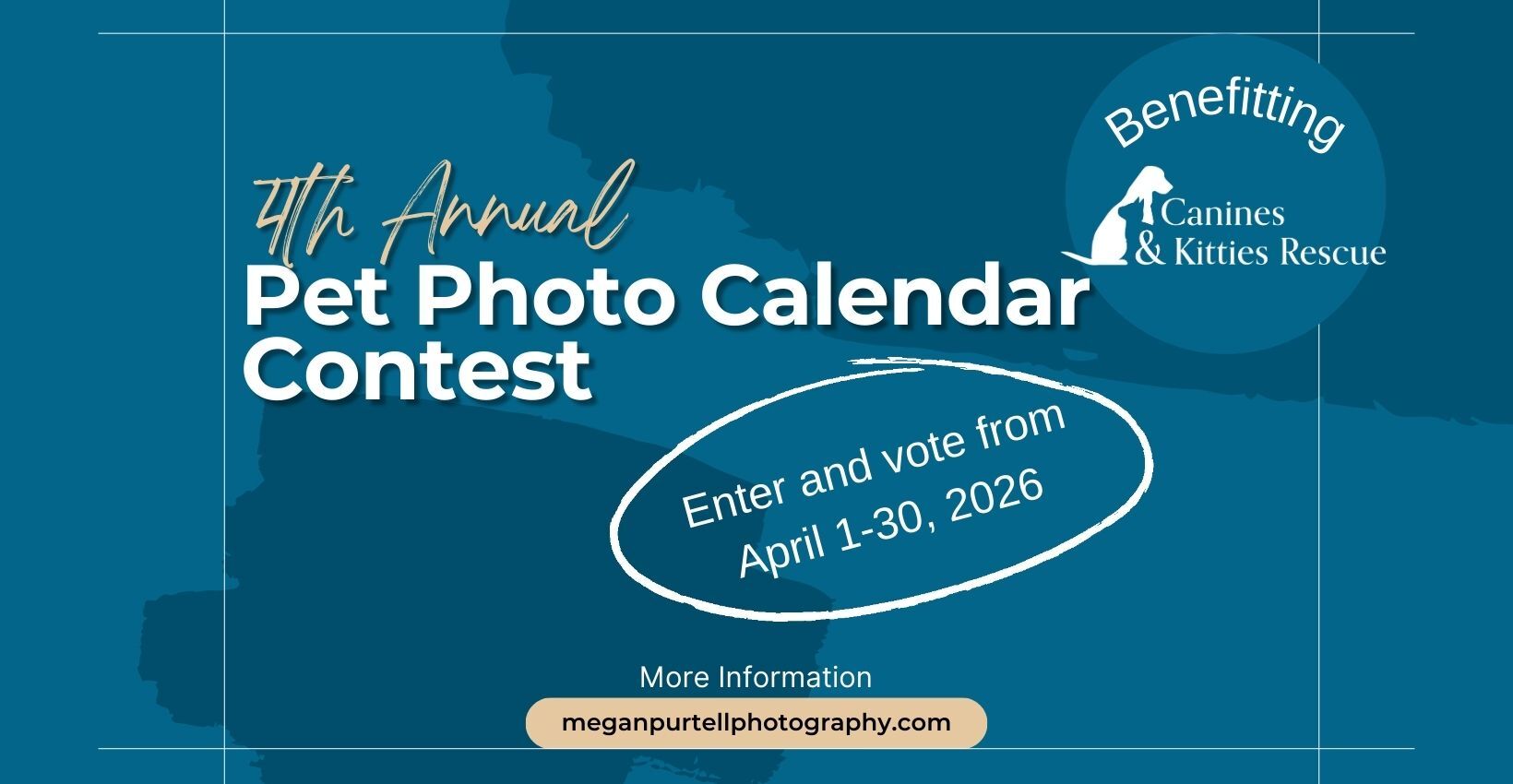 Banner for CANINES & KITTIES CALENDAR CONTEST