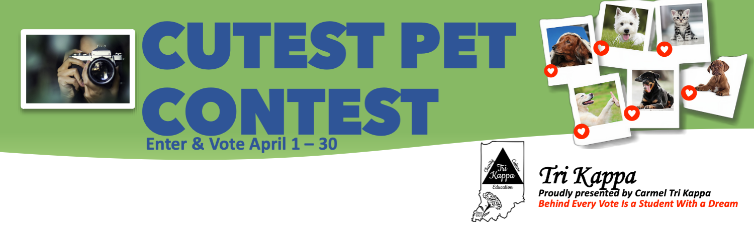 Banner for Cutest Pet Contest