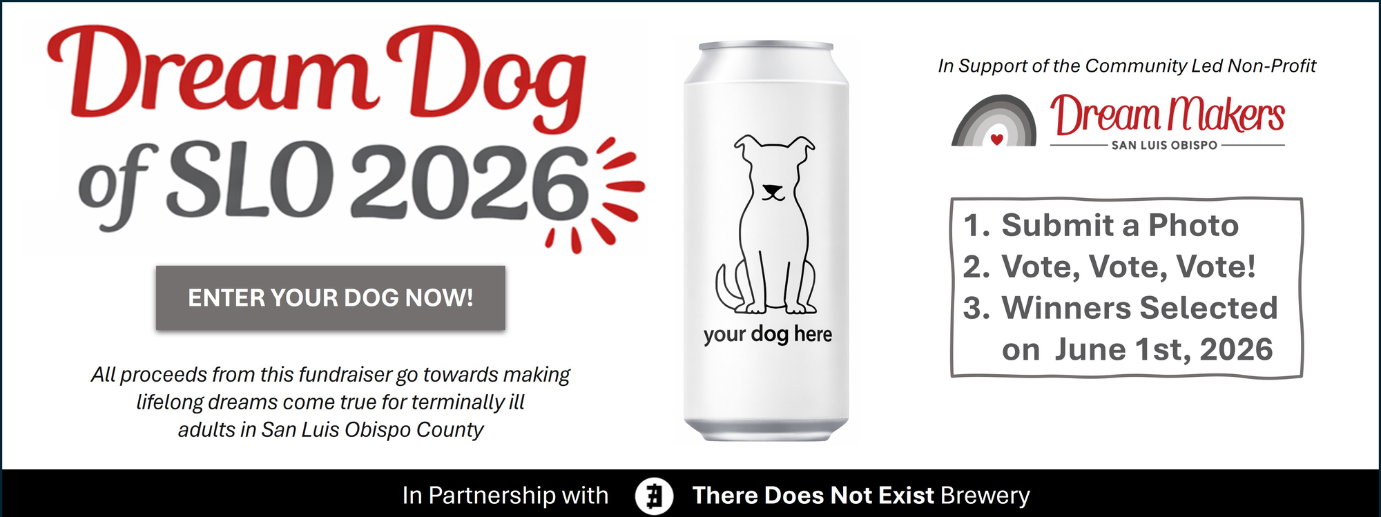 Banner for Dream Dog of SLO 2026