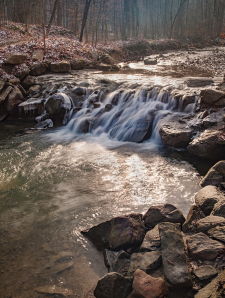 Entry image for Falls at Sand Run. Clicking this image will show a larger photo