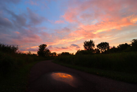 Entry image for Sunset Reflection. Clicking this image will show a larger photo