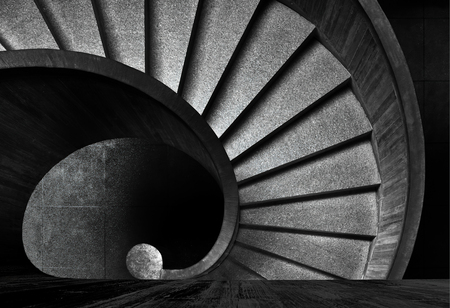 Entry image for The Nautilus Staircase. Clicking this image will show a larger photo