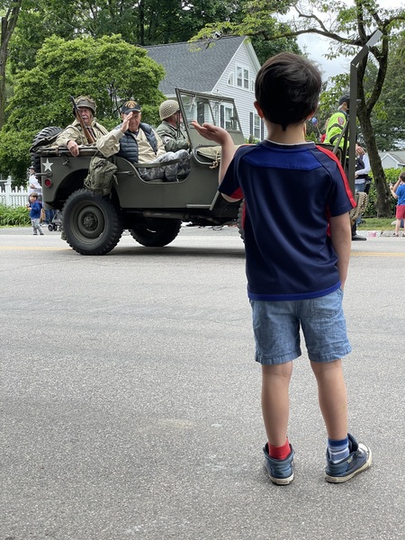Entry image for “The Salute” - A Fairfield Memorial Day Moment . Clicking this image will show a larger photo
