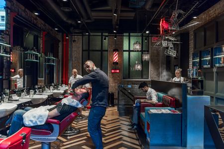 Entry image for Barber Staredown. Clicking this image will show a larger photo