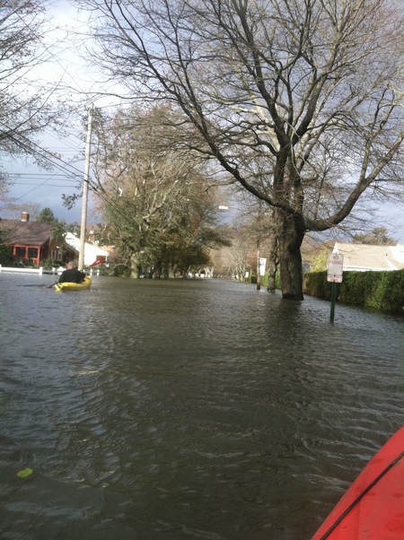 Entry image for Kayaking up Beach Road. Clicking this image will show a larger photo