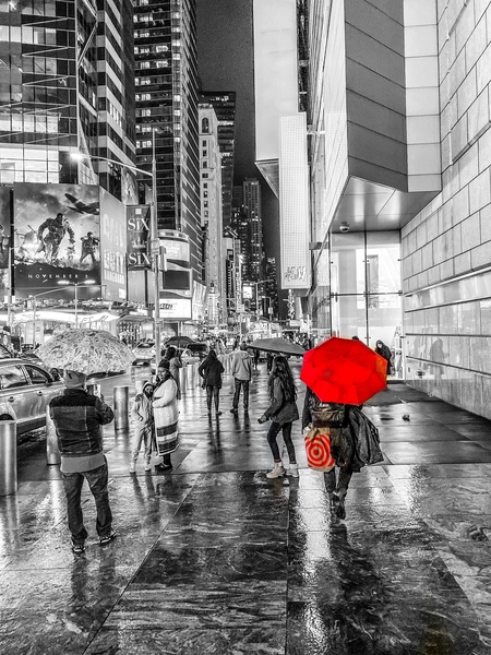 Entry image for Shopping in a Rainy New York . Clicking this image will show a larger photo