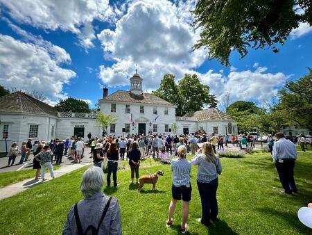 Entry image for Rally at Fairfield Town Hall on a Beautiful Day. Clicking this image will show a larger photo