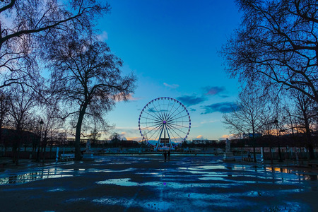 Entry image for A Moment with the Big Wheel, Paris. Clicking this image will show a larger photo