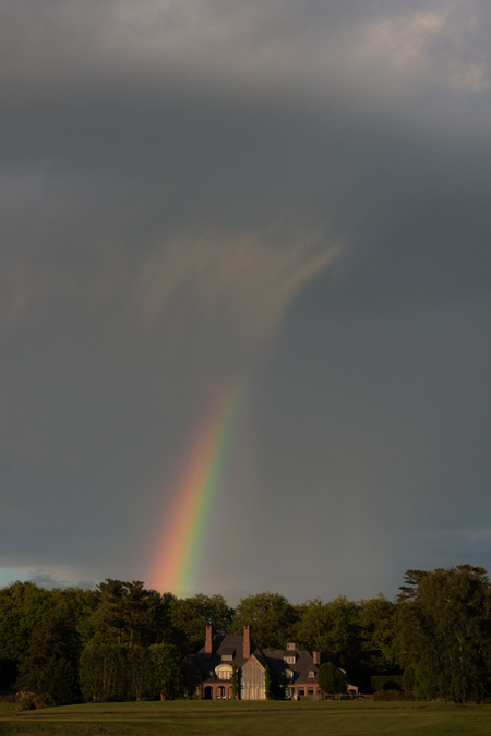 Entry image for Rainbow over Sasco Beach. Clicking this image will show a larger photo