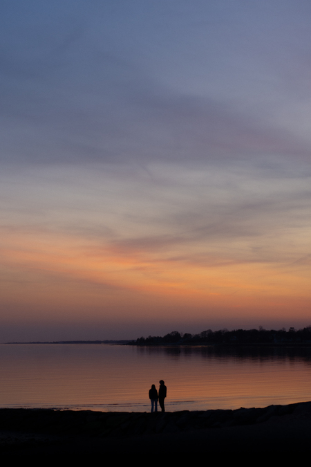 Entry image for Sunset at Sasco Beach. Clicking this image will show a larger photo