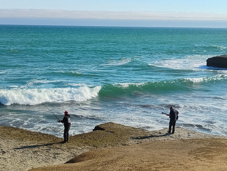 Entry image for Fishing and Guitar at Sunny Cove Beach. Clicking this image will show a larger photo