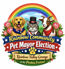 Logo for Rainbow Community Pet Mayor Election