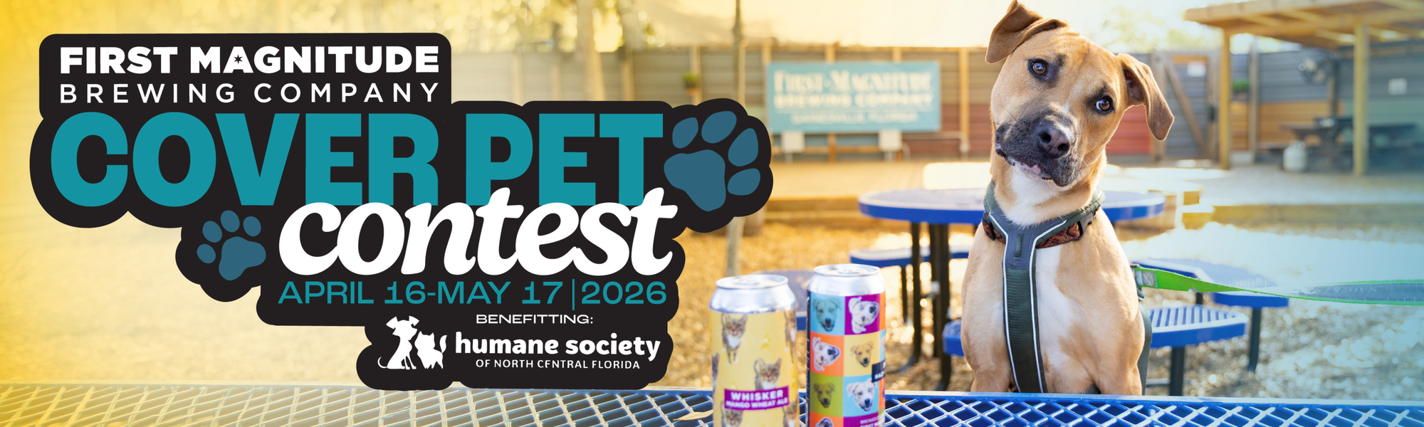 Banner for First Magnitude Cover Pet Contest