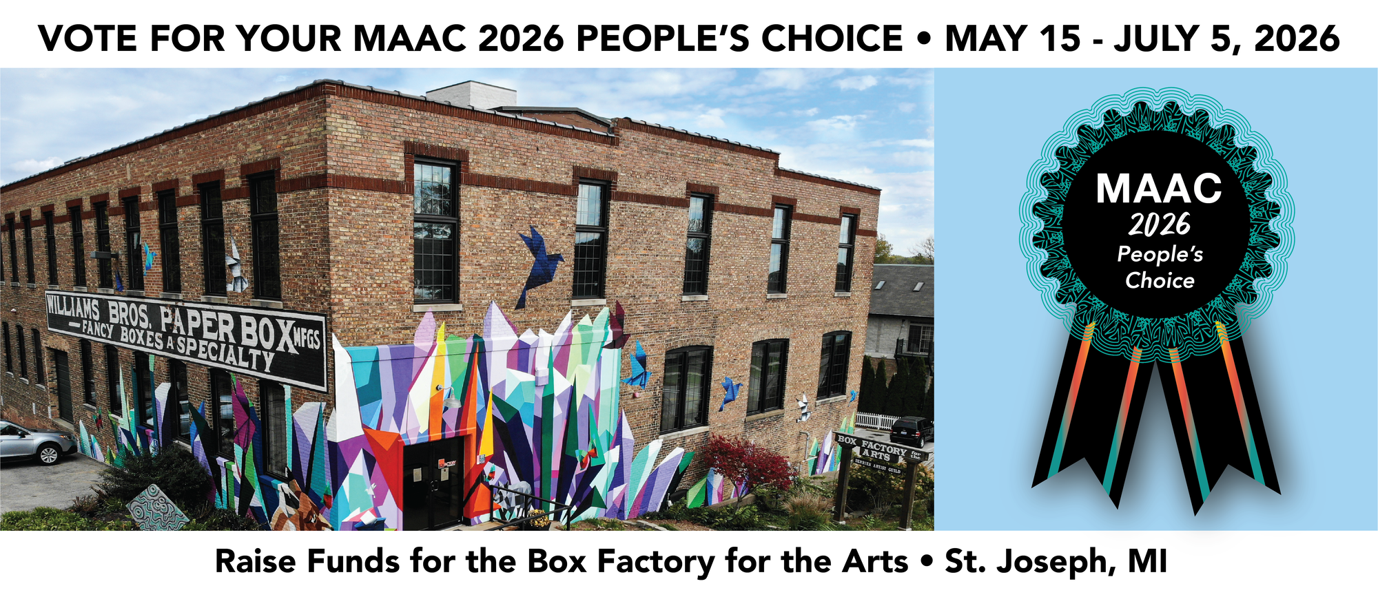 Banner for Michiana Annual Art Competition (MAAC) People’s Choice Contest