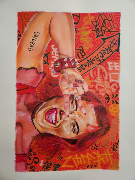 Entry image for Red Pose. Clicking this image will show a larger photo
