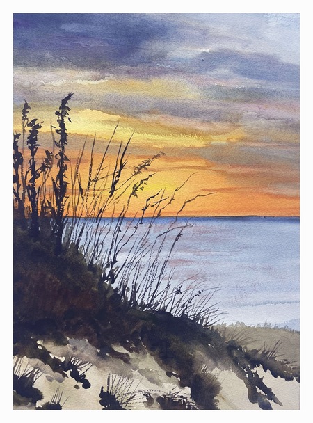 Entry image for Dune Sunset in South Haven. Clicking this image will show a larger photo