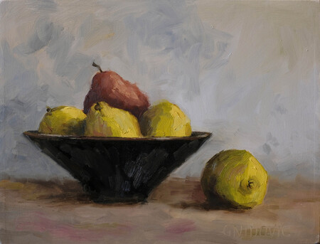 Entry image for Still Life with Black Bowl. Clicking this image will show a larger photo