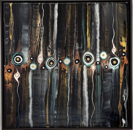 Entry image for Abstract Turquoise Forest. Clicking this image will show a larger photo