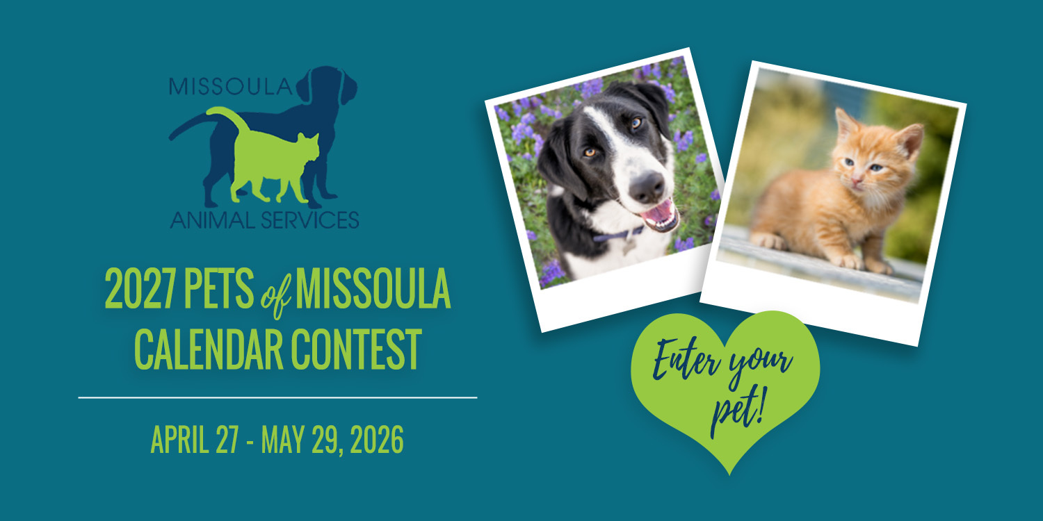 Banner for 2027 Pets of Missoula Calendar Contest