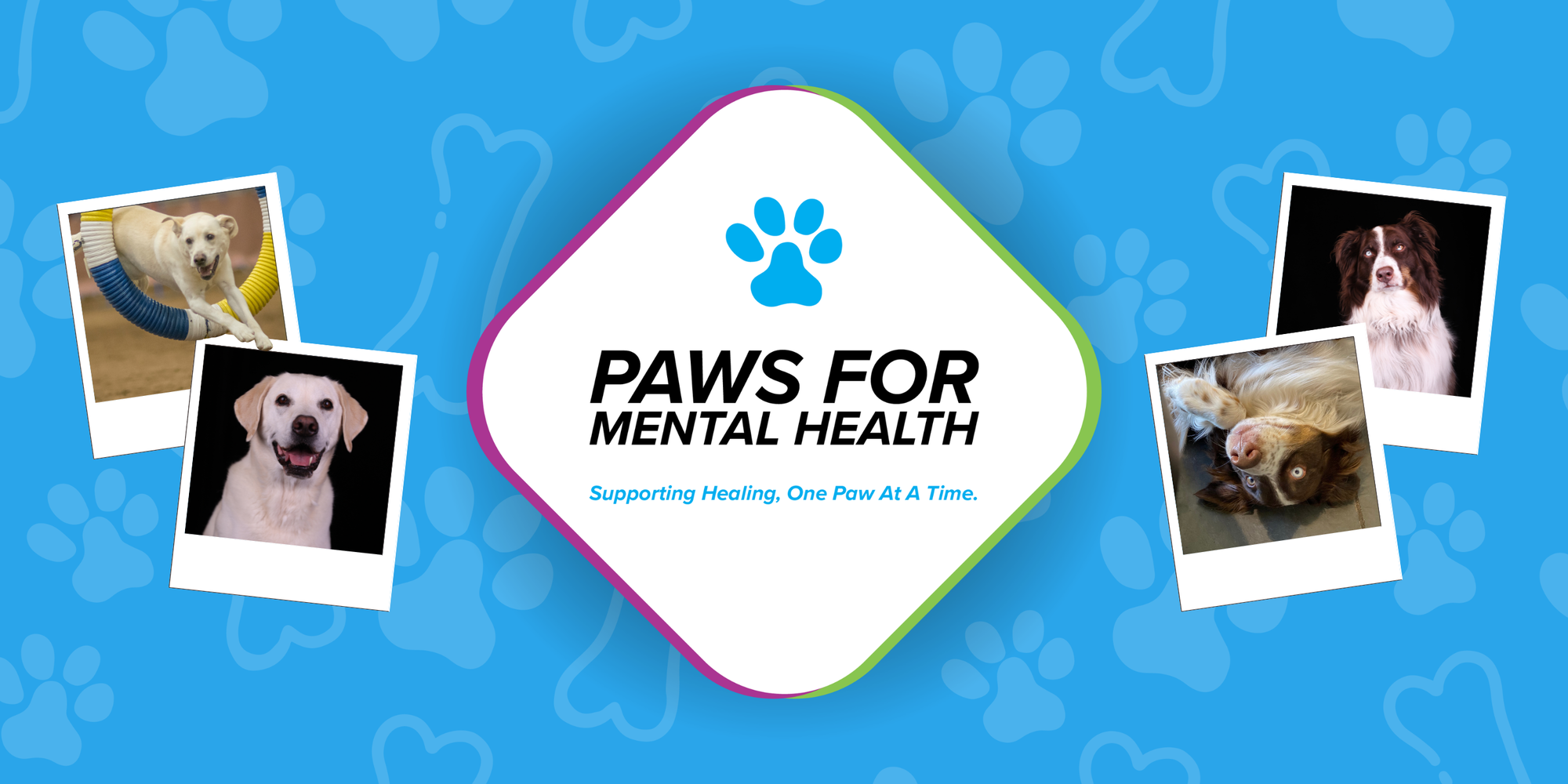 Banner for Health Solutions Presents: Paws for Mental Health