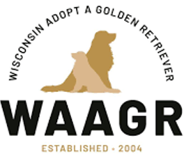 Logo for Wisconsin Adopt a Golden Retriever 2027 Calendar Photo Contest