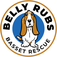 Logo for Belly Rubs Basset Rescue Yearly Waltz King and Queen contest