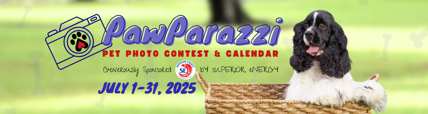 Banner for 3rd Annual PawParazzi Pet Photo Contest