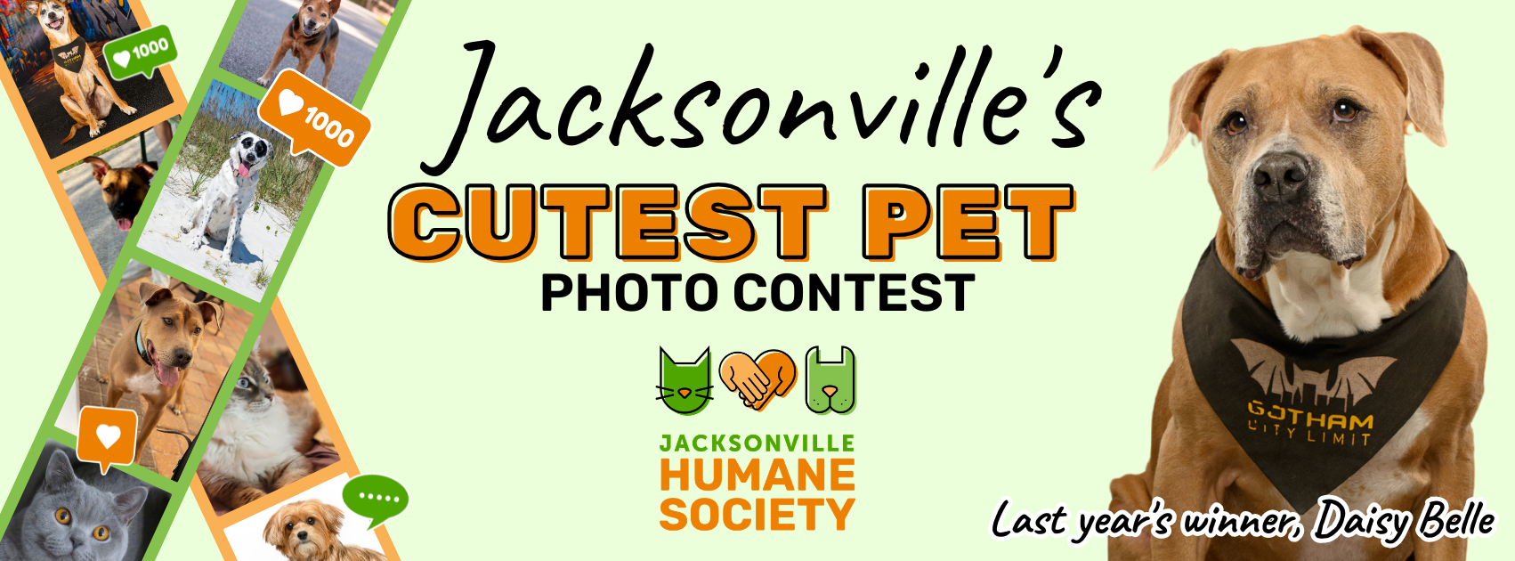 Banner for Jacksonville's Cutest Pet Contest