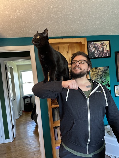 Entry image for James and Puck (Mr. Goodbar). Clicking this image will show a larger photo