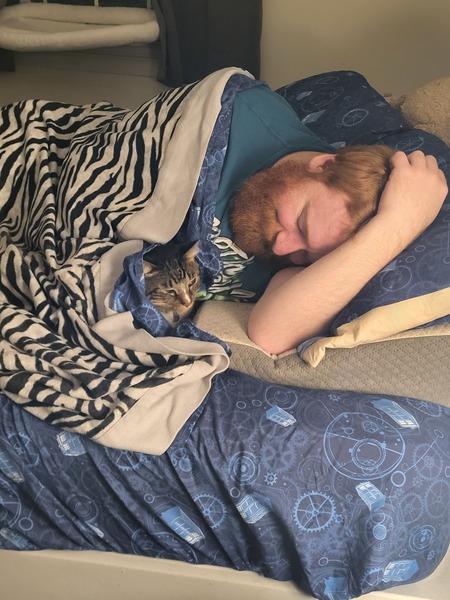 Entry image for Alphonse sleeping with daddy. Clicking this image will show a larger photo