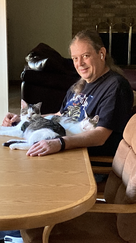 Entry image for Mark with Elvis and Evie. Clicking this image will show a larger photo