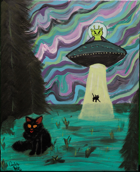 Entry image for Hobby Hellions, Close Encounters of the Furred Kind . Clicking this image will show a larger photo