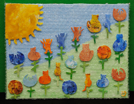 Entry image for Tuny Jennings, Purrfect Palette Posy Patch. Clicking this image will show a larger photo