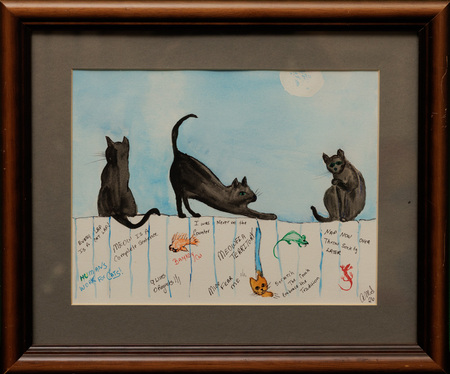 Entry image for Ann Stephenson, Banksy Cat. Clicking this image will show a larger photo