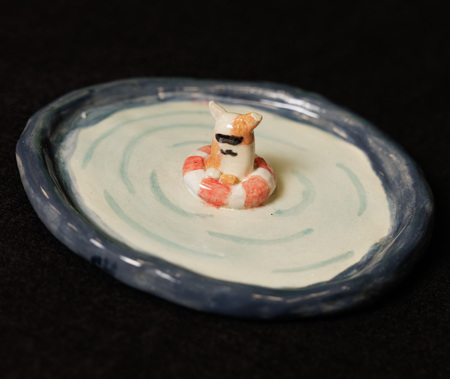Entry image for Camila  Hartog, Hot Spring trinket dish. Clicking this image will show a larger photo