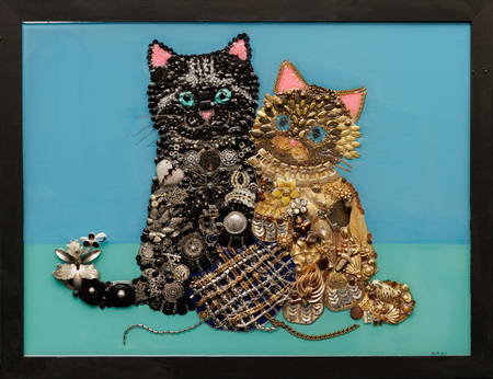 Entry image for Shelly McAvoy, Samson & Delilah Play Ball . Clicking this image will show a larger photo