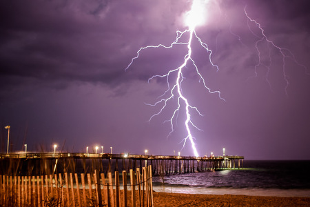 Avalon Pier Summer Storms